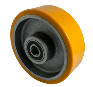 Castor Wheel 160mm | Polyurethane Tyre / Cast Iron Centre, 850kg, 20mm Ball bearing (KW160PC2B)