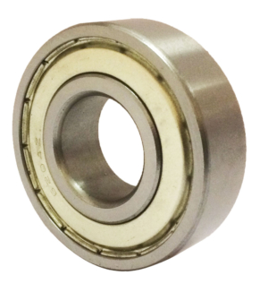 20mm ball bearing with double metal shields. 20mm inside diameter, 47mm outside diameter and 14mm depth. 6204zz