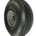 260mm pneumatic wheel with 16mm ball bearings and 56m offset hub. Inside view of wheel.