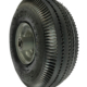 260mm pneumatic wheel for sack trucks with 16mm ball bearings and 56mm offset wheel hub