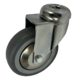 80mm Swivel Castor with 12mm Single Bolt Hole and Thermoplastic Rubber Tyre Wheel, 50kg Load Capacity