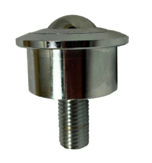 Ball Transfer Unit with 25.4mm Chrome Steel Load Ball and M12x25mm Threaded Stem S-Type