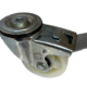 100mm Swivel Brake Castor with single bolt hole mounting and nylon wheel with ball bearings