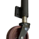 200mm Jacking Castor with Polyurethane Tyre on a Cast Iron Centre Wheel 1000kg Load Rating