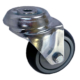 75mm Single Bolt Hole Swivel Castor with thermoplastic rubber tyre wheel