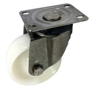Swivel Castor with Stainless Steel Frame and Nylon Wheel Imperial Top Plate