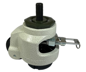 75mm foot master levelling castor with stem fitting and ratchet operation height adjustable castor